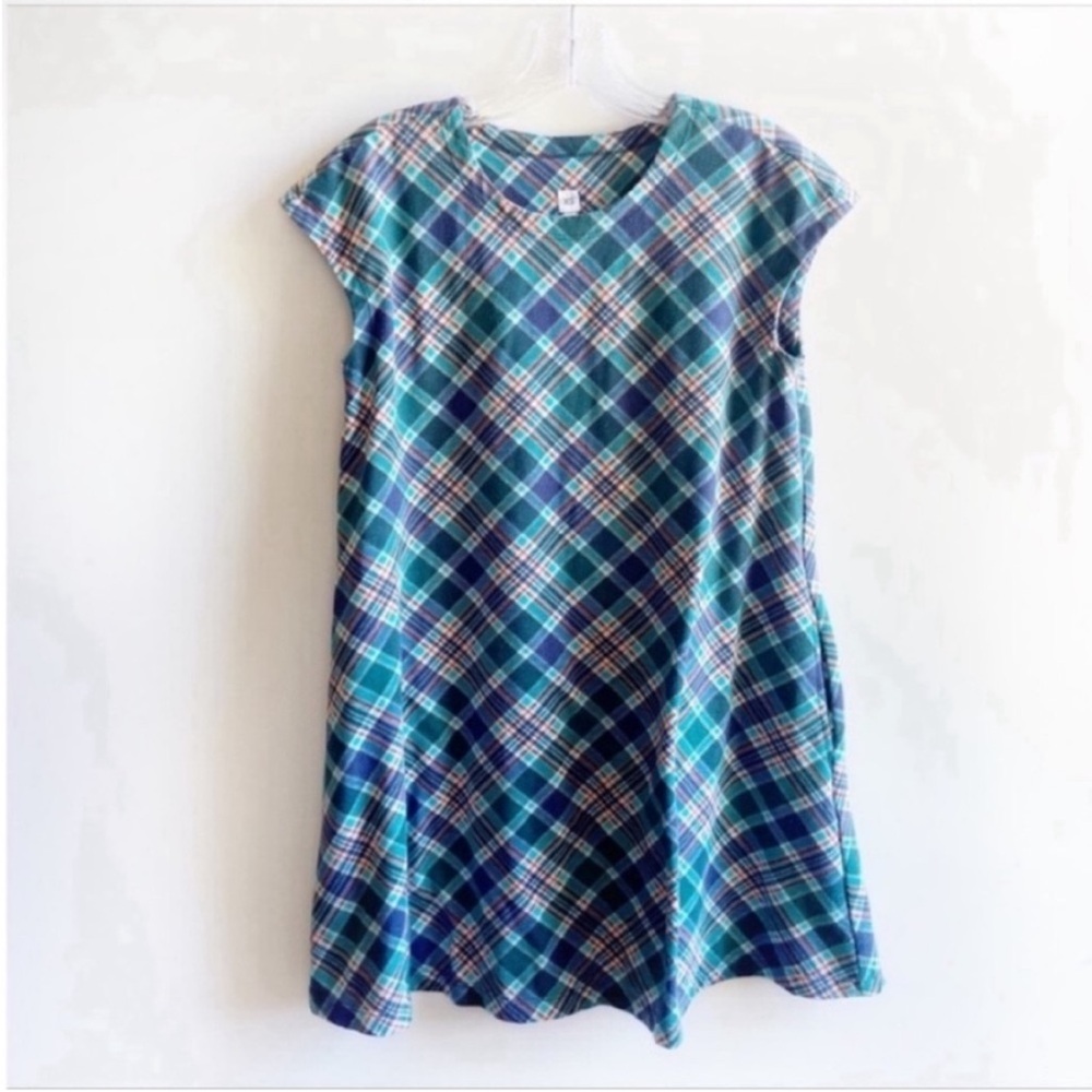 Anthropologie Uncle Frank plaid swing mini dress